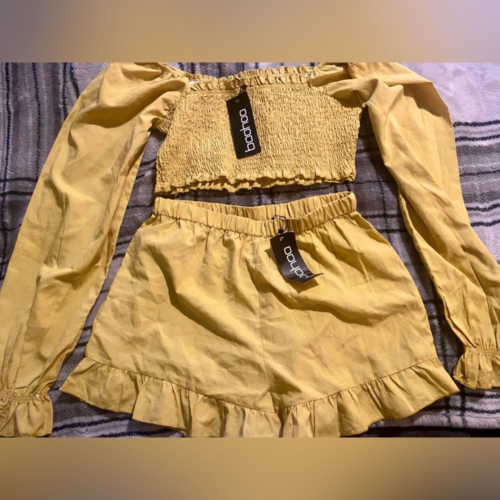 Yellow Two Piece Set